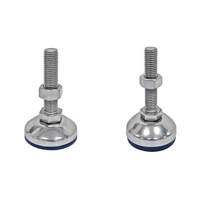 304 স্টেইনলেস স্টীল সামঞ্জস্যযোগ্য পা 50mm 60mm 80mm 100mm শিল্প যন্ত্রপাতি জন্য